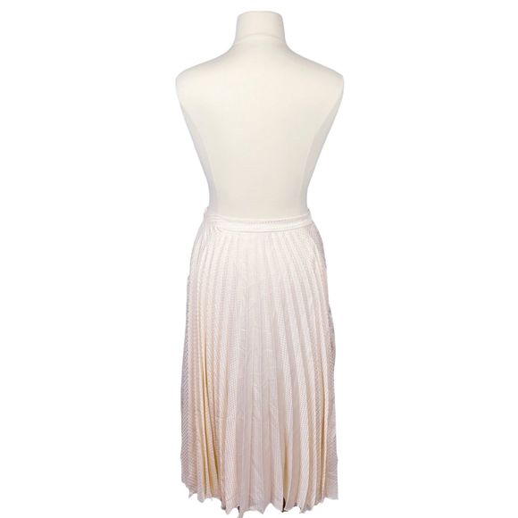 ASOS Pleated Midi Skirt in Spot Satin - Size 12 - Picture 5 of 7